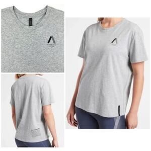Athleta x Allyson Felix Gray Break Barriers Short Sleeve T Shirt Plus Size‎ 1X